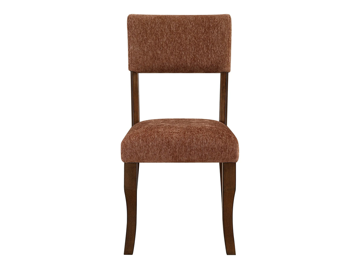Aiden Rust/Brown 5-Piece Dining Room Set by Homelegance at Eve Furniture