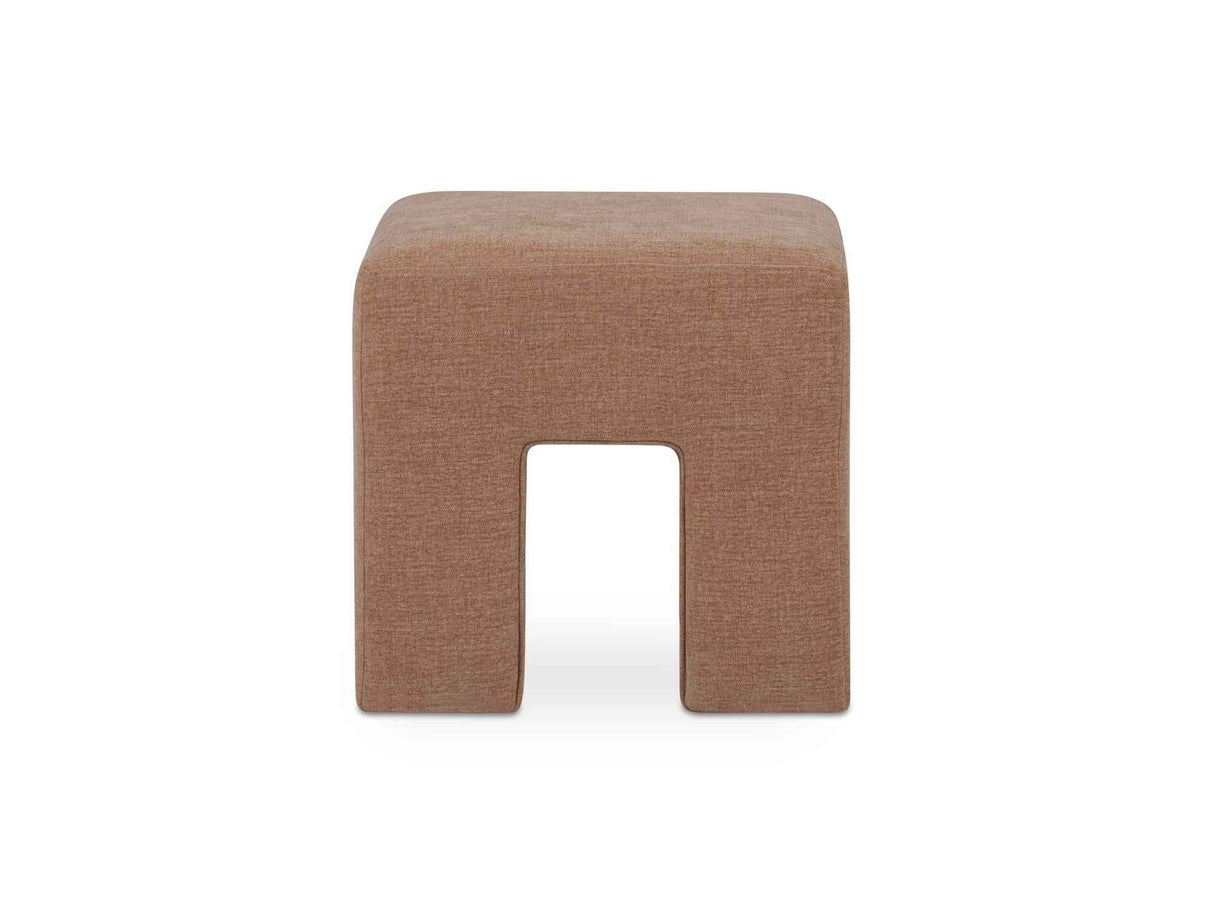 Aidy Washed Pink Stool by Moe's Home at Eve Furniture
