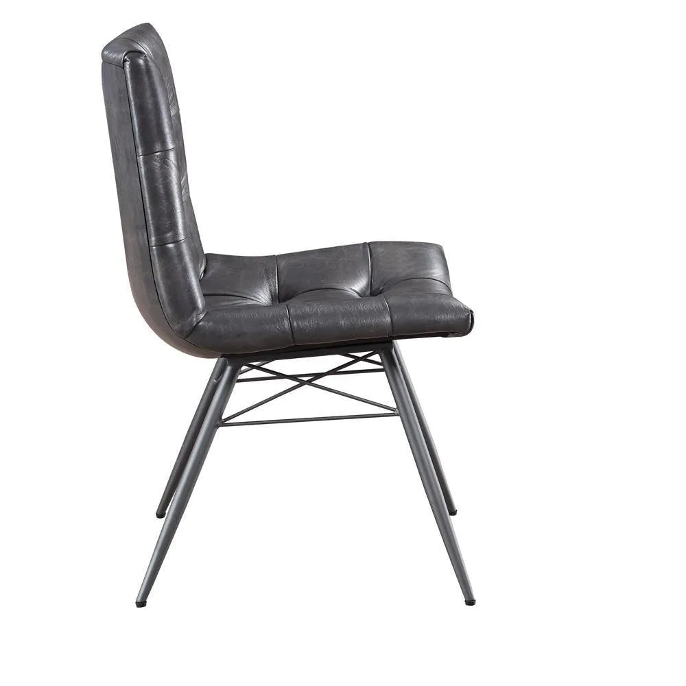 Aiken Charcoal Tufted Dining Chairs, Set of 4 by Coaster at Eve Furniture