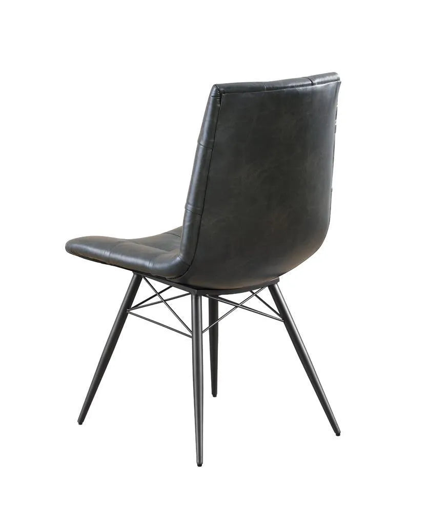 Aiken Charcoal Tufted Dining Chairs, Set of 4 by Coaster at Eve Furniture