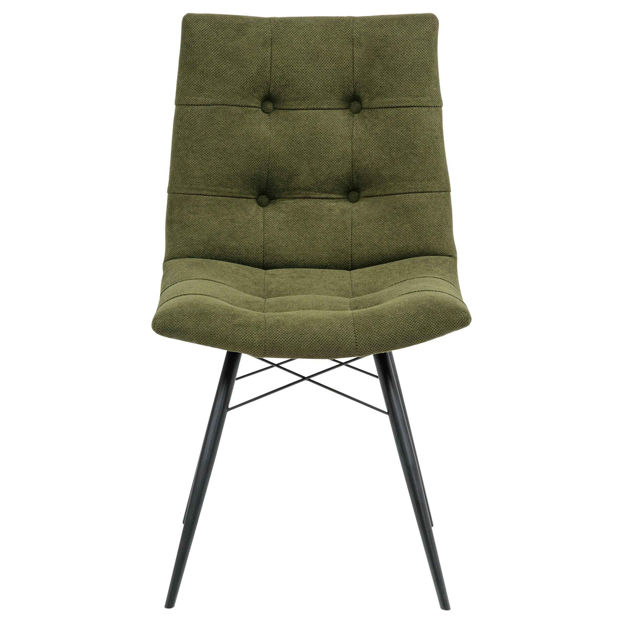 Aiken Saddle/Forest Green Fabric Upholstered Dining Side Chair (Set of 4) by Coaster at Eve Furniture