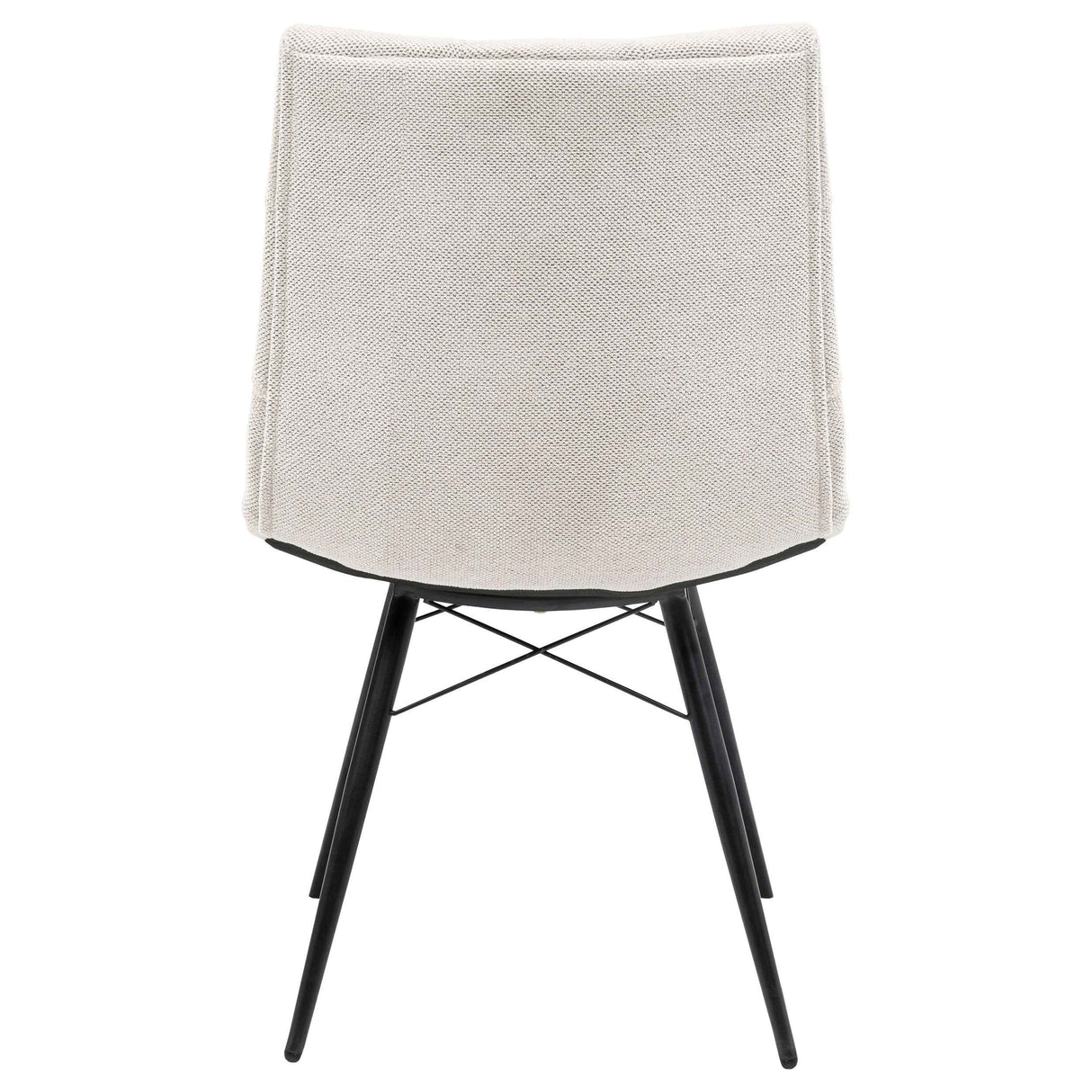 Aiken Saddle/Stone White Fabric Upholstered Dining Side Chair (Set of 4) by Coaster at Eve Furniture