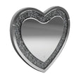 Aiko Silver Heart Shape Wall Mirror by Coaster at Eve Furniture