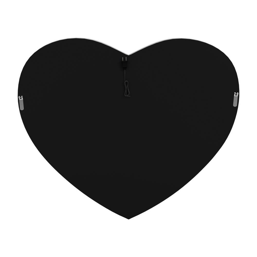 Aiko Silver Heart Shape Wall Mirror by Coaster at Eve Furniture