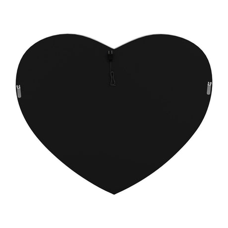 Aiko Silver Heart Shape Wall Mirror by Coaster at Eve Furniture