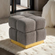Aileen Charcoal Storage Stool by Furniture of America at Eve Furniture