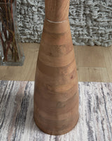 Ailsa Natural Brown Floor Lamp by Ashley at Eve Furniture