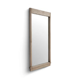 Aimee 44"X77" Solid Brushed Ash Floor Mirror by TOV Furniture at Eve Furniture