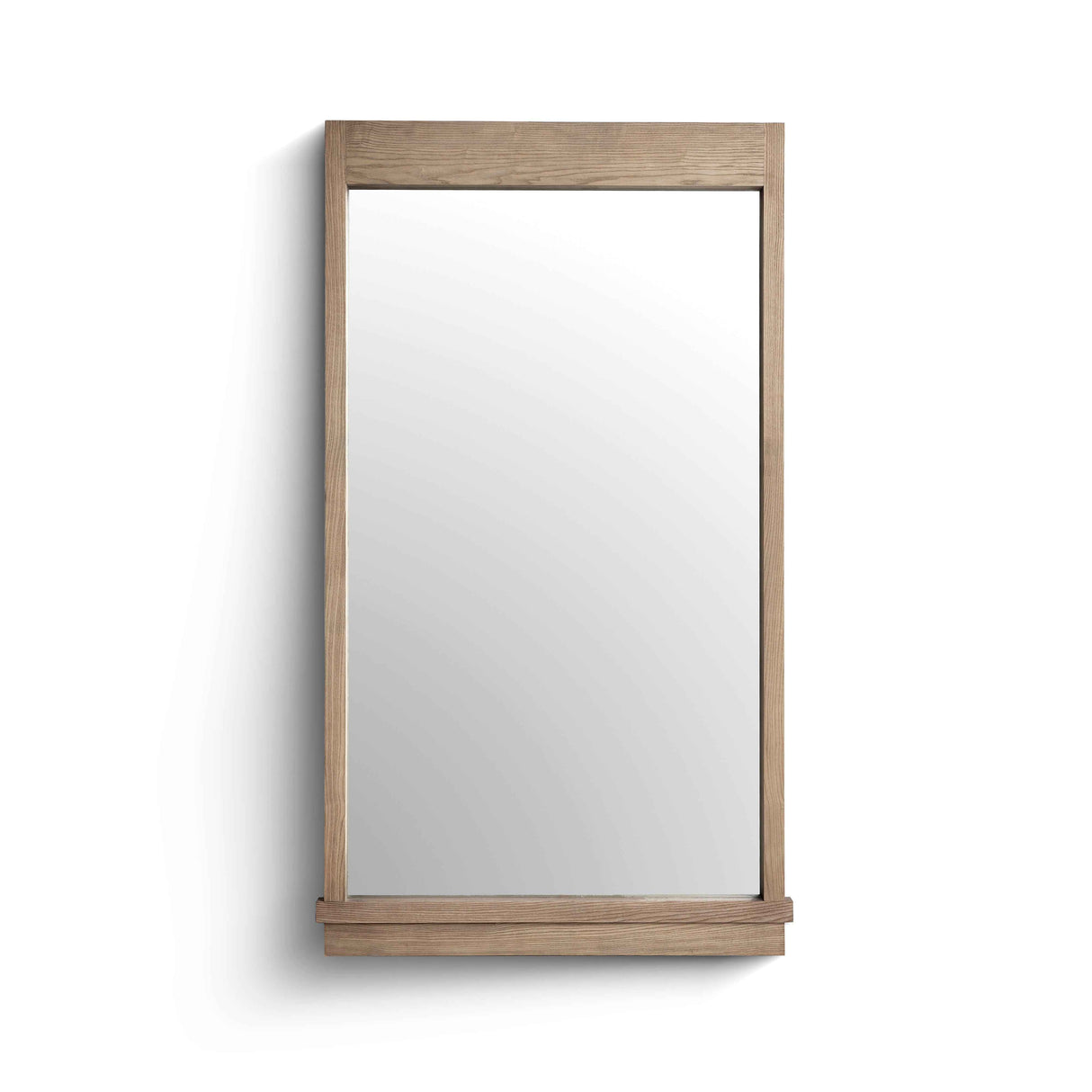 Aimee 44"X77" Solid Brushed Ash Floor Mirror by TOV Furniture at Eve Furniture