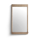 Aimee 44"X77" Solid Brushed Ash Floor Mirror by TOV Furniture at Eve Furniture