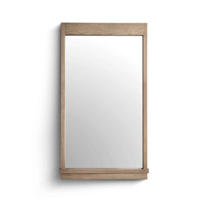 Aimee 44"X77" Solid Brushed Ash Floor Mirror by TOV Furniture at Eve Furniture