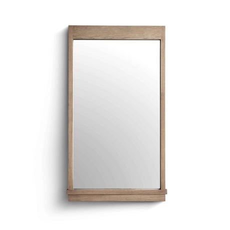 Aimee 44"X77" Solid Brushed Ash Floor Mirror by TOV Furniture at Eve Furniture