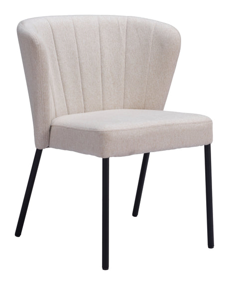 Aimee Beige Dining Chair (Set of 2) by Zuomod at Eve Furniture