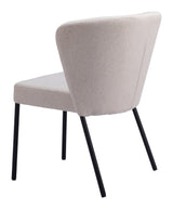 Aimee Beige Dining Chair (Set of 2) by Zuomod at Eve Furniture