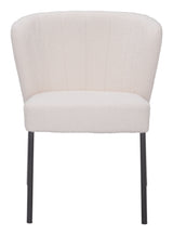 Aimee Cream Dining Chair (Set of 2) by Zuomod at Eve Furniture