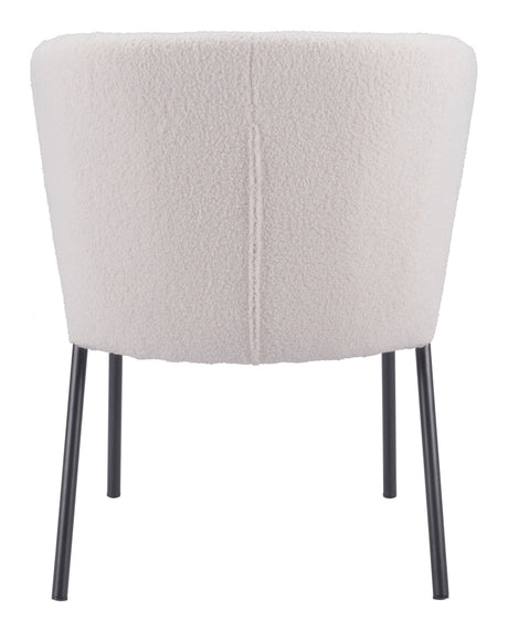 Aimee Cream Dining Chair (Set of 2) by Zuomod at Eve Furniture