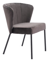 Aimee Gray Dining Chair (Set of 2) by Zuomod at Eve Furniture