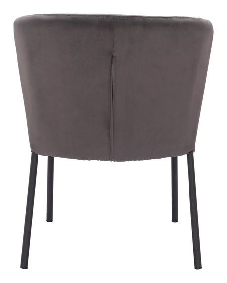 Aimee Gray Dining Chair (Set of 2) by Zuomod at Eve Furniture