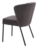Aimee Gray Dining Chair (Set of 2) by Zuomod at Eve Furniture