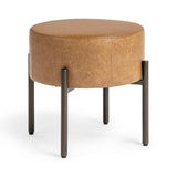 Aimie Sedona Brown Accent Stool by Classic Home at Eve Furniture