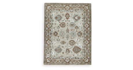 Ainswick Brown/Beige/Gray Memory Foam Large Rug by Ashley at Eve Furniture