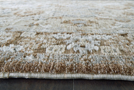 Ainswick Brown/Beige/Gray Memory Foam Medium Rug by Ashley at Eve Furniture
