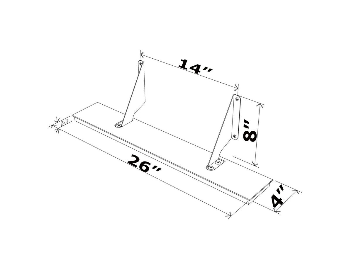Air Minus Shelf by Furnia at Eve Furniture
