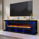Aira Black Fireplace by New Era Innovations at Eve Furniture