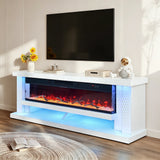 Aira White Fireplace by New Era Innovations at Eve Furniture