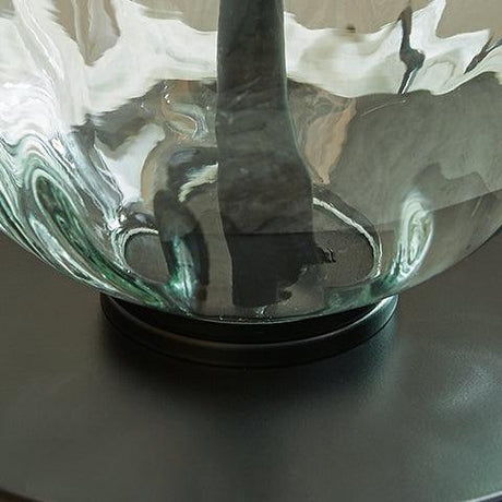 Airbal Clear/Black Table Lamp by Ashley at Eve Furniture