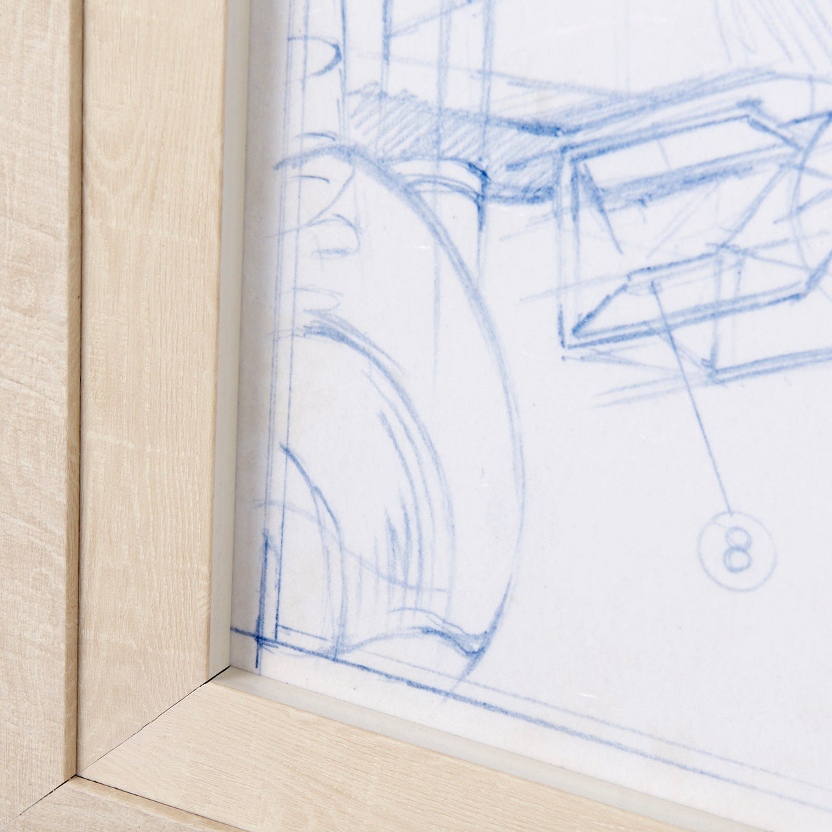 Airplane Mechanical Sketch I by Ethan Harper a Hand Embellished Textured Framed Art Print by Mercana at Eve Furniture