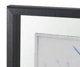Airplane Mechanical Sketch II by Ethan Harper Hand Embellished Framed Art Print Matted under Glass by Mercana at Eve Furniture