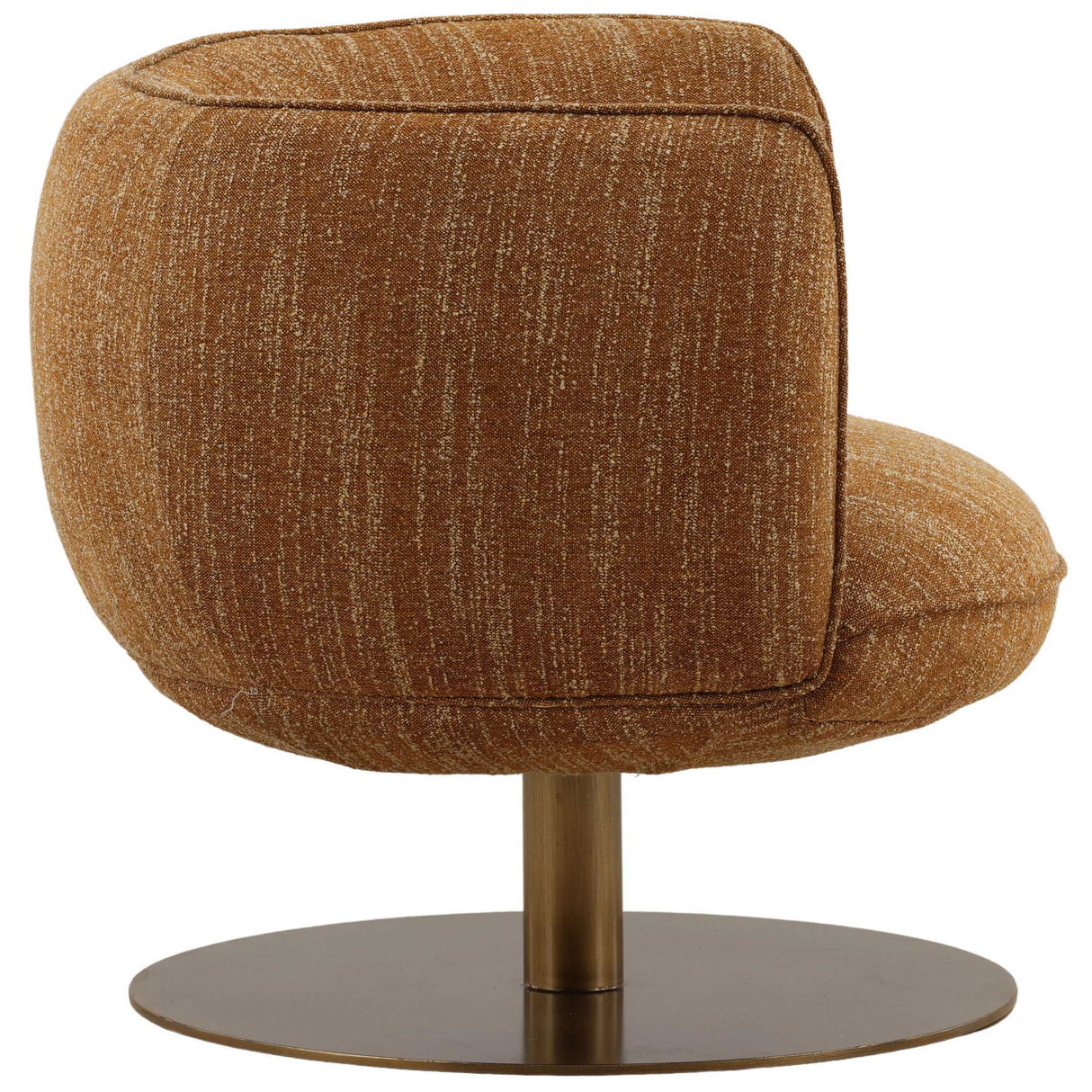 Aisha Swivel Chair, Mustard by Dovetail at Eve Furniture