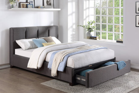 Aitana Graphite California King Platform Bed by Homelegance at Eve Furniture