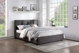 Aitana Graphite California King Platform Bed with Storage Footboard