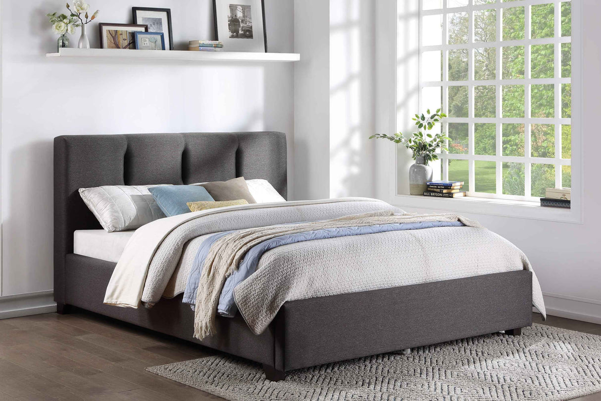 Aitana Graphite Eastern King Platform Bed