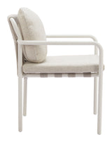 Aite Beige Outdoor Dining Chair (Set of 2) by Zuomod at Eve Furniture