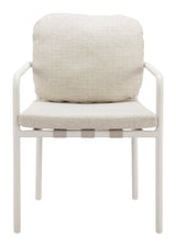 Aite Beige Outdoor Dining Chair (Set of 2) by Zuomod at Eve Furniture