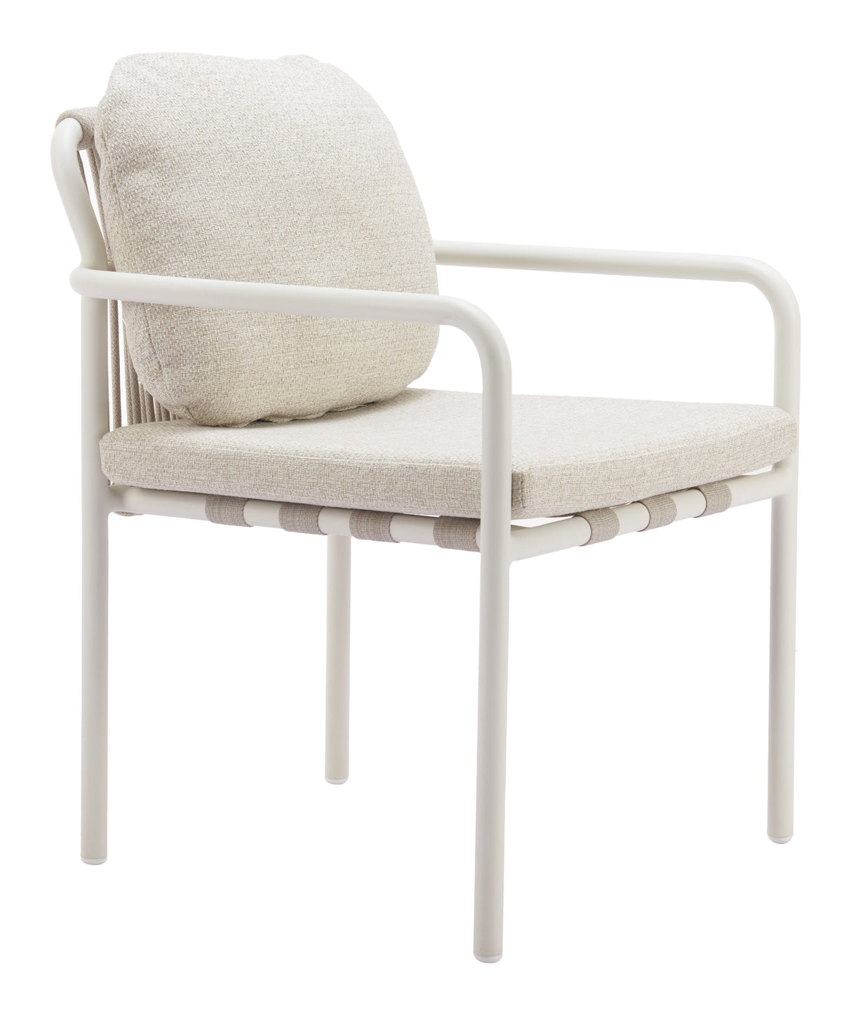 Aite Beige Outdoor Dining Chair (Set of 2) by Zuomod at Eve Furniture