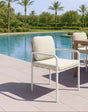 Aite Beige Outdoor Dining Chair (Set of 2) by Zuomod at Eve Furniture
