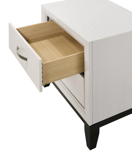 Akerson Chalk Nightstand by Crown Mark at Eve Furniture