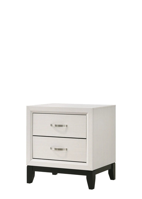 Akerson Chalk Nightstand by Crown Mark at Eve Furniture