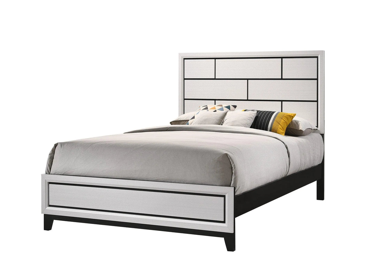 Akerson Chalk Panel Bedroom Set by Crown Mark at Eve Furniture