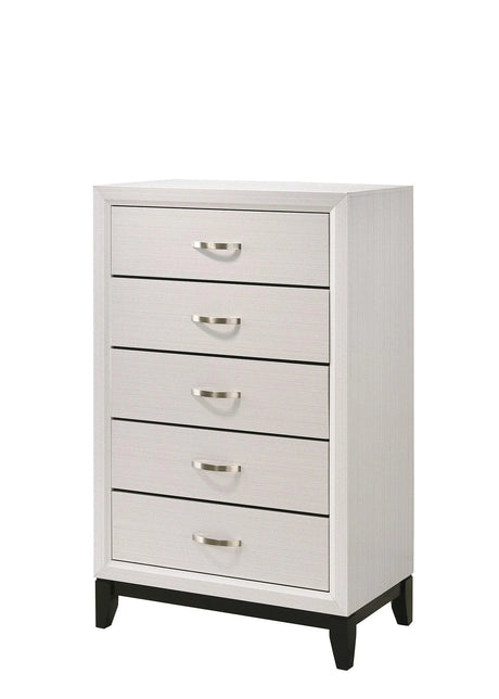 Akerson Chalk Panel Bedroom Set by Crown Mark at Eve Furniture