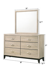 Akerson Driftwood Bedroom Mirror (Mirror Only) by Crown Mark at Eve Furniture