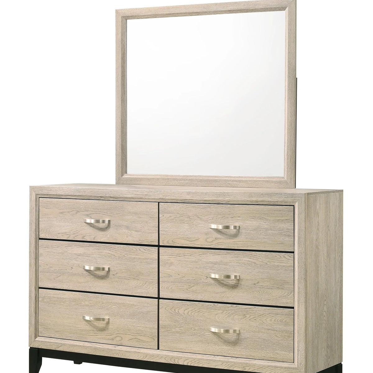 Akerson Driftwood Bedroom Mirror (Mirror Only) - Eve Furniture