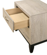 Akerson Driftwood Nightstand by Crown Mark at Eve Furniture