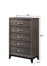 Akerson Gray Chest by Crown Mark at Eve Furniture