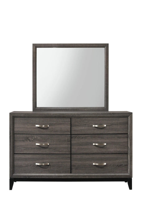 Akerson Gray Dresser by Crown Mark at Eve Furniture