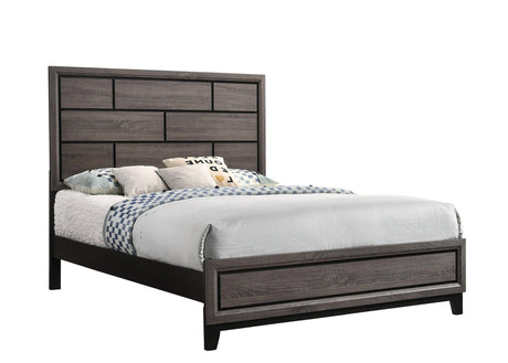 Akerson Gray Full Panel Bed by Crown Mark at Eve Furniture